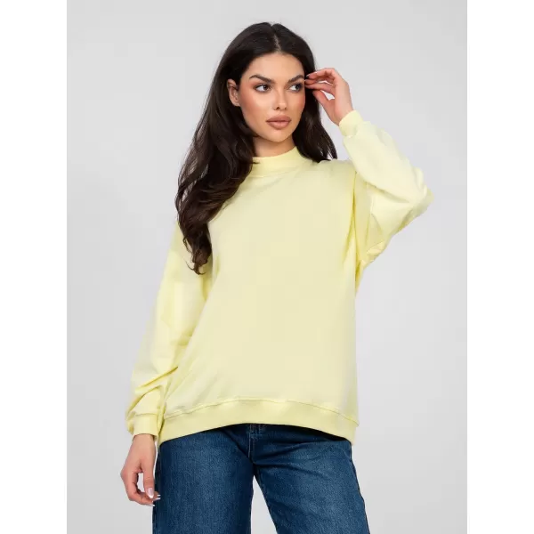  Damen-Sweatshirt BASIC FEEL GOOD RV-BL-5185.93P LEUCHTEND GELB 
