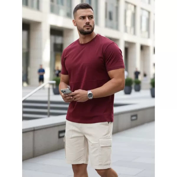  Herren-T-Shirt DSTREET RX5677 ROTWEIN 