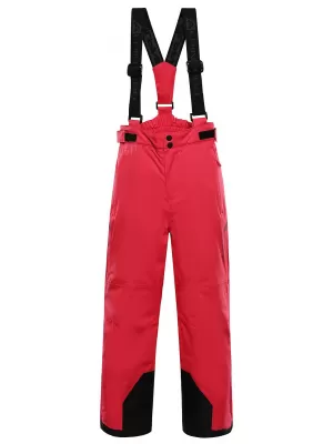 Kinder-Skihose ALPINE PRO EDESO 3 HIMBEERE