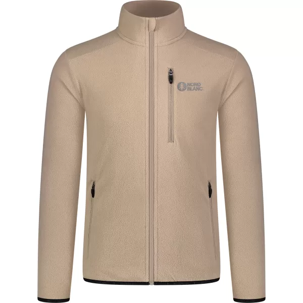  Leichtes Fleece-Sweatshirt für Herren NORDBLANC QUARRY NBSFM8372 BEIGE 