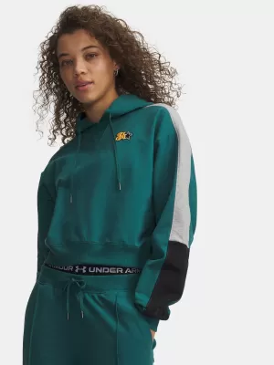 Damen-Sweatshirt UNDER ARMOUR SPORT TERRY TREND HOODIE 6009705-338 GRÜN