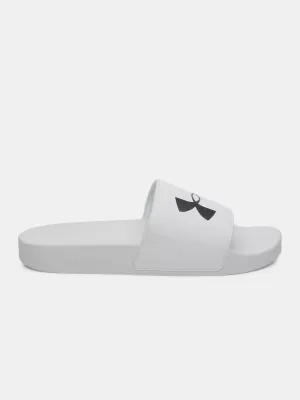 Herrenhausschuhe UNDER ARMOUR ARMR SLIDE 6007527-100 WEIß