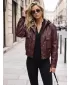 Damenjacke DSTREET TY5855 ROTWEIN