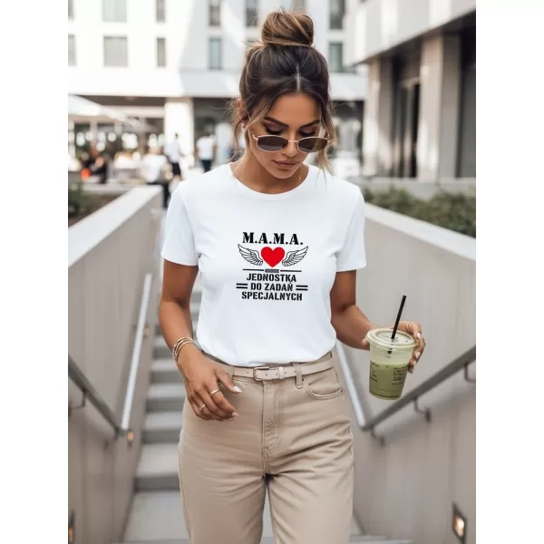  Damen-T-Shirt DSTREET NX5026RY-WH WEIß 