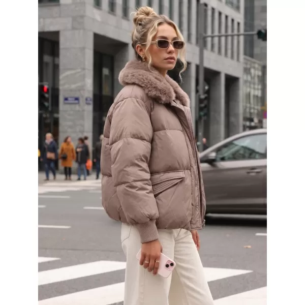  Damenjacke DSTREET TY5820 BRAUN 