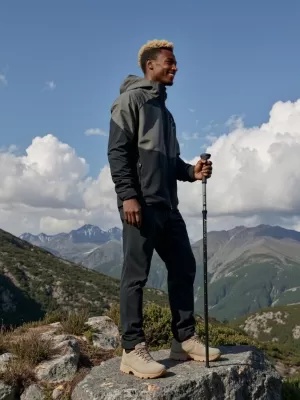Outdoor-Jacke für Herren ALPINE PRO TEMUN SCHWARZ
