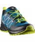 Kinderschuhe SALOMON OUTSCAPE WATERPROOF L49212500 MYKONOSBLAU/SCHWARZ/ACID LIME