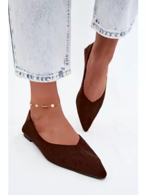 Ballerinas für Damen BOTO JH597 BRAUN