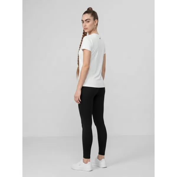  Damen-T-Shirt 4F WMM00TTSHF3307 WEIß 