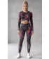 Lange Premium-Leggings für Damen (neue Größen) ALTISPORT VOJ/ALW082LEG05 SCHWARZ