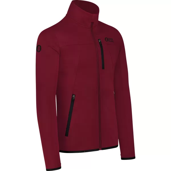  Powerfleece-Sweatshirt für Herren NORDBLANC MORASS NBSFM8335 BURGUND 