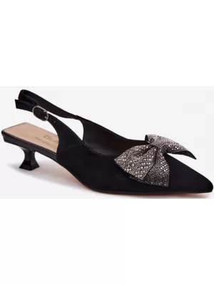 Damensandalen D&A 42761-19 SCHWARZ