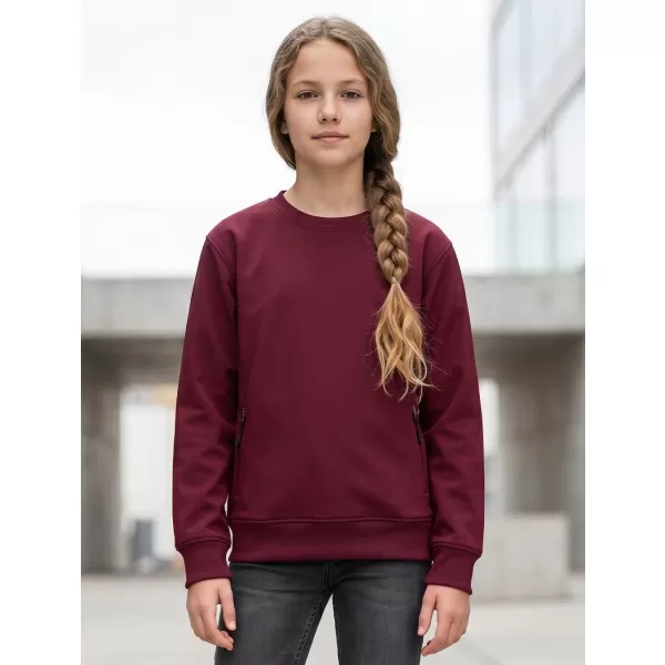  Kinder-Sweatshirt MALFINI CREW 427 GRANAT 