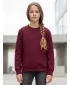 Kinder-Sweatshirt MALFINI CREW 427 GRANAT