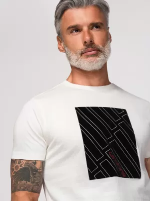 Herren-T-Shirt OMBRE OM-TSPT-0259 WEIß