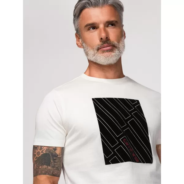  Herren-T-Shirt OMBRE OM-TSPT-0259 WEIß 
