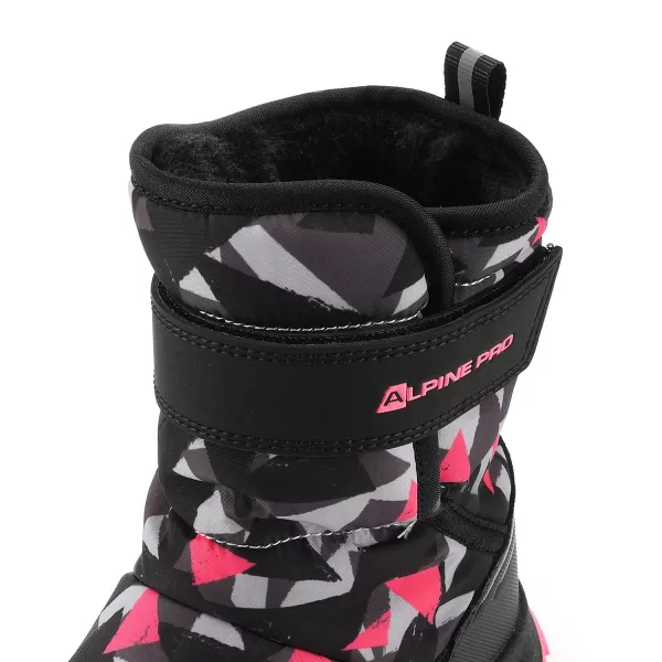  Winterschneemänner für Kinder ALPINE PRO BERNO NEONPINK 
