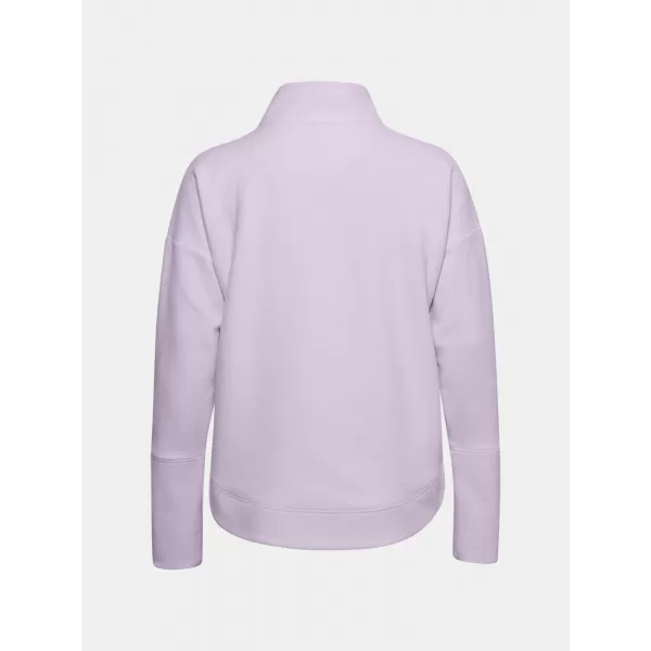 Damen-Sweatshirt UNDER ARMOUR RECOVER FLEECE WRAP NECK 1356347-570 LILA 