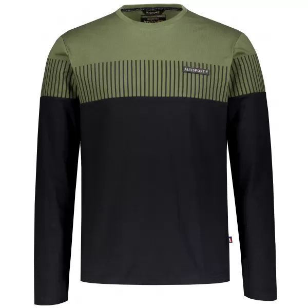  Herren-T-Shirt ALTISPORT IGGY MILITÄR 