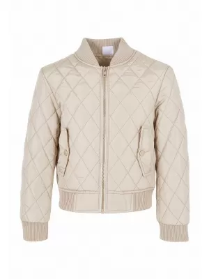 Steppjacke für Mädchen URBAN CLASSICS UCK806-02903 WEIßER SAND