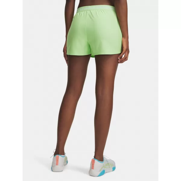  Damen-Shorts UNDER ARMOUR TECH PLAY UP SHORTS 1389882-712 GRÜN 