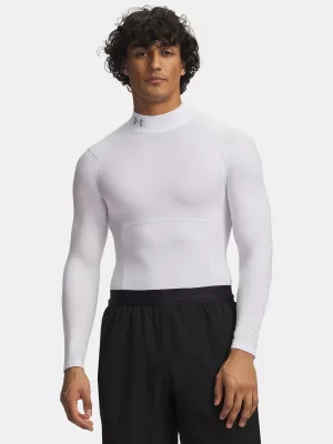 Herren-T-Shirt UNDER ARMOUR UA HG ELITE COMP MOCK LS 6015385-100 WEIß