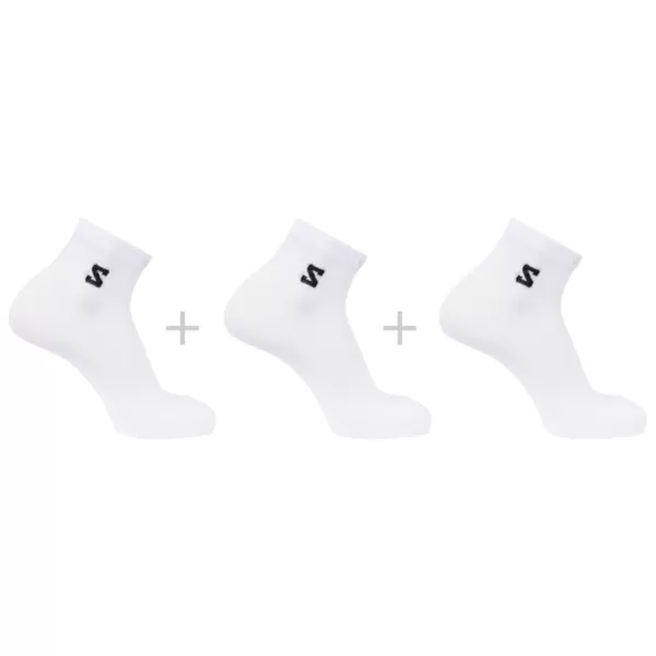  Socken SALOMON EVERYDAY LITE QUARTER 3-PACK LC2911800 WEIß 