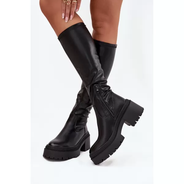 Damenstiefel BOTO 9671A SCHWARZ 