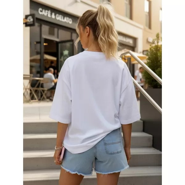  Damen-T-Shirt DSTREET NX9004RY-WH-O WEIß 