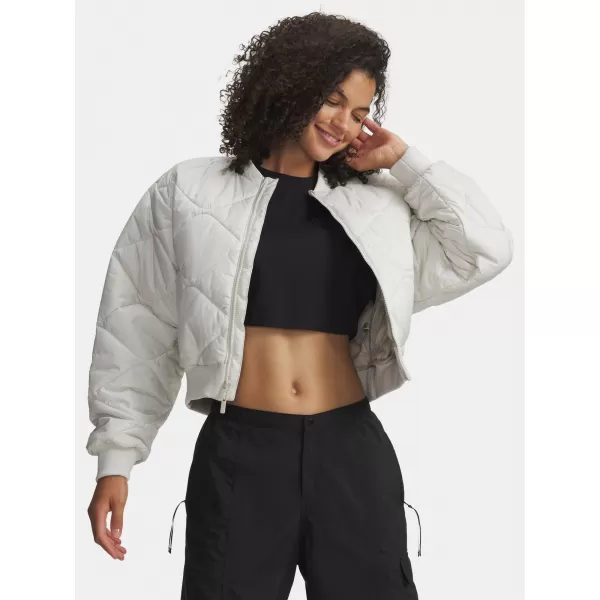  Bomberjacke für Damen UNDER ARMOUR HERITAGE BOMBER 6000638-110 WEIß 