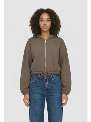 Damen-Sweatshirt URBAN CLASSICS TB8635-23646 TIEFES TAUPE