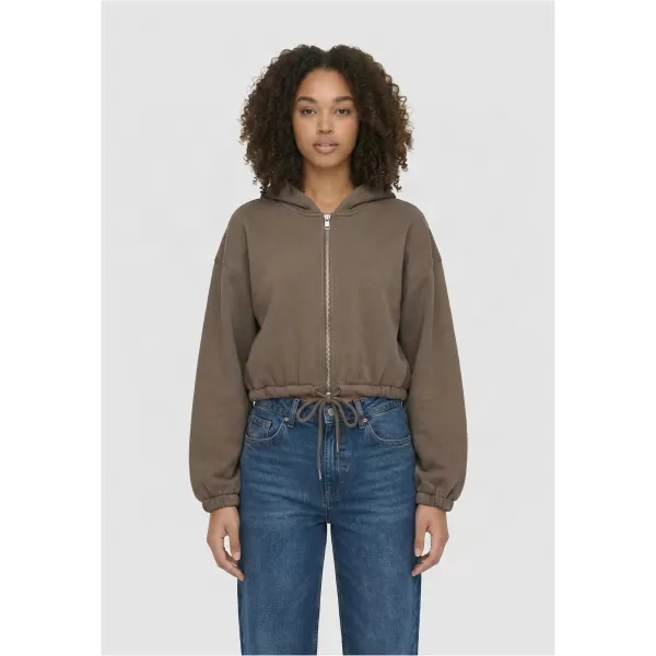  Damen-Sweatshirt URBAN CLASSICS TB8635-23646 TIEFES TAUPE 