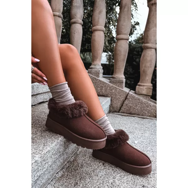  Schneemänner für Frauen BIG STAR SHOES UU274203 BRAUNE/BEIGE SCHATTEN 