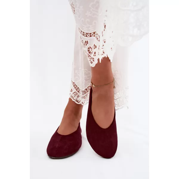  Ballerinas für Damen BOTO JH581 WEIN 