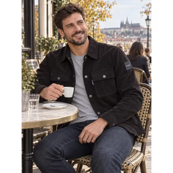  Hemdjacke für Herren ALTISPORT IGNAAS SCHWARZ 