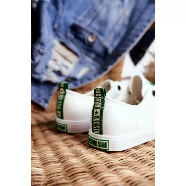  Damen-Sneaker BIG STAR SHOES GG274006 WEIß/GRÜN 