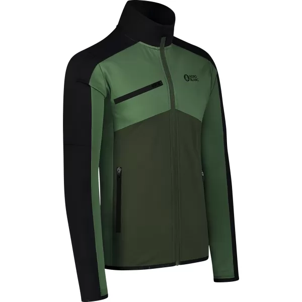  Powerfleece-Sweatshirt für Herren NORDBLANC CUSP NBSFM8334 GRÜN 