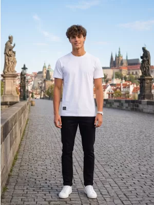 Herren-T-Shirt ALTISPORT NP/ALMST20001 WEIß