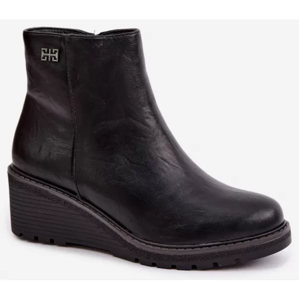  Damen-Stiefeletten BOTO RMR2510-2 SCHWARZ 