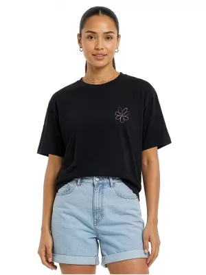 Damen-T-Shirt URBAN CLASSICS TB8664 SCHWARZ
