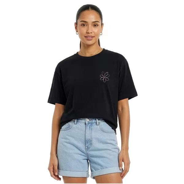  Damen-T-Shirt URBAN CLASSICS TB8664 SCHWARZ 