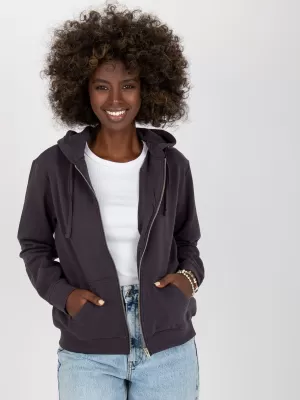 Damen-Sweatshirt BASIC FEEL GOOD B-002.10 GRAPHIT