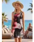 Hochwertiges Funktionskleid für Damen ALTISPORT VOJ/ALW117SAT01 LILIENDUNKEL