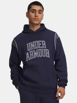 Herren-Sweatshirt UNDER ARMOUR RIVAL FLEECE NOV HOODIE 6009353-410 BLAU