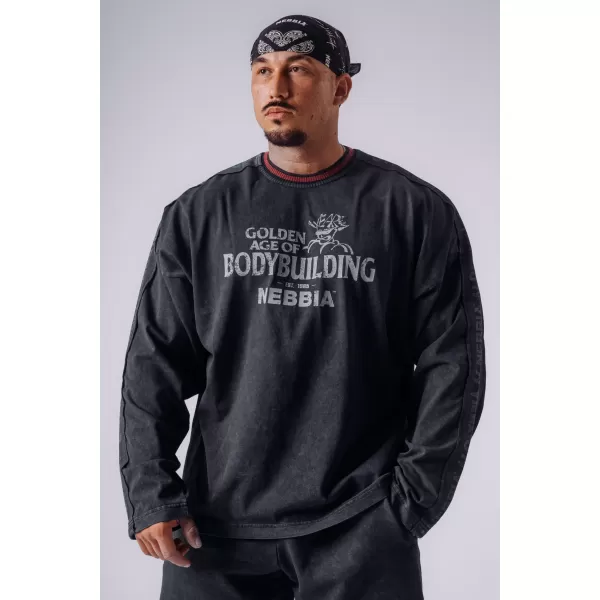  Herren-T-Shirts NEBBIA OLYMPIA 952 SCHWARZ 