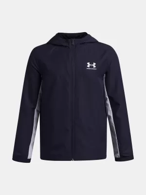 Jacke für Jungen UNDER ARMOUR UA B RIVAL WVN JACKET 1390154-410 BLAU