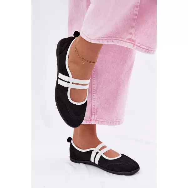  Ballerinas für Damen BOTO 22-383 SCHWARZ 