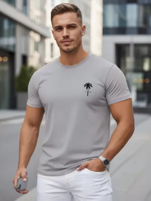 Herren-T-Shirt DSTREET NX5126R-SL HELLGRAU