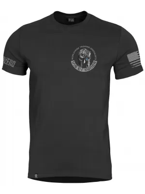 Herren-T-Shirt PENTAGON AGERON VIS ET HONOR K09012-VH SCHWARZ