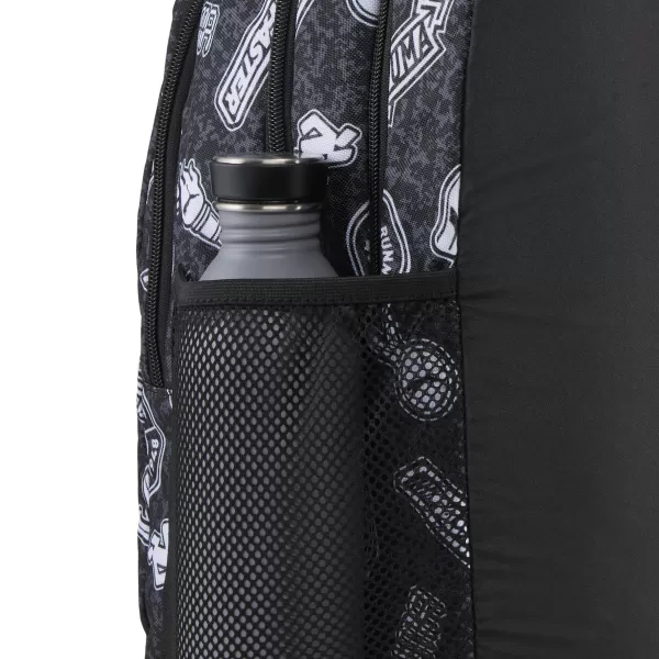  Rucksack PUMA ACADEMY AOP BACKPACK 09115025 PUMA BLACK/RUNNING ICONS AOP 